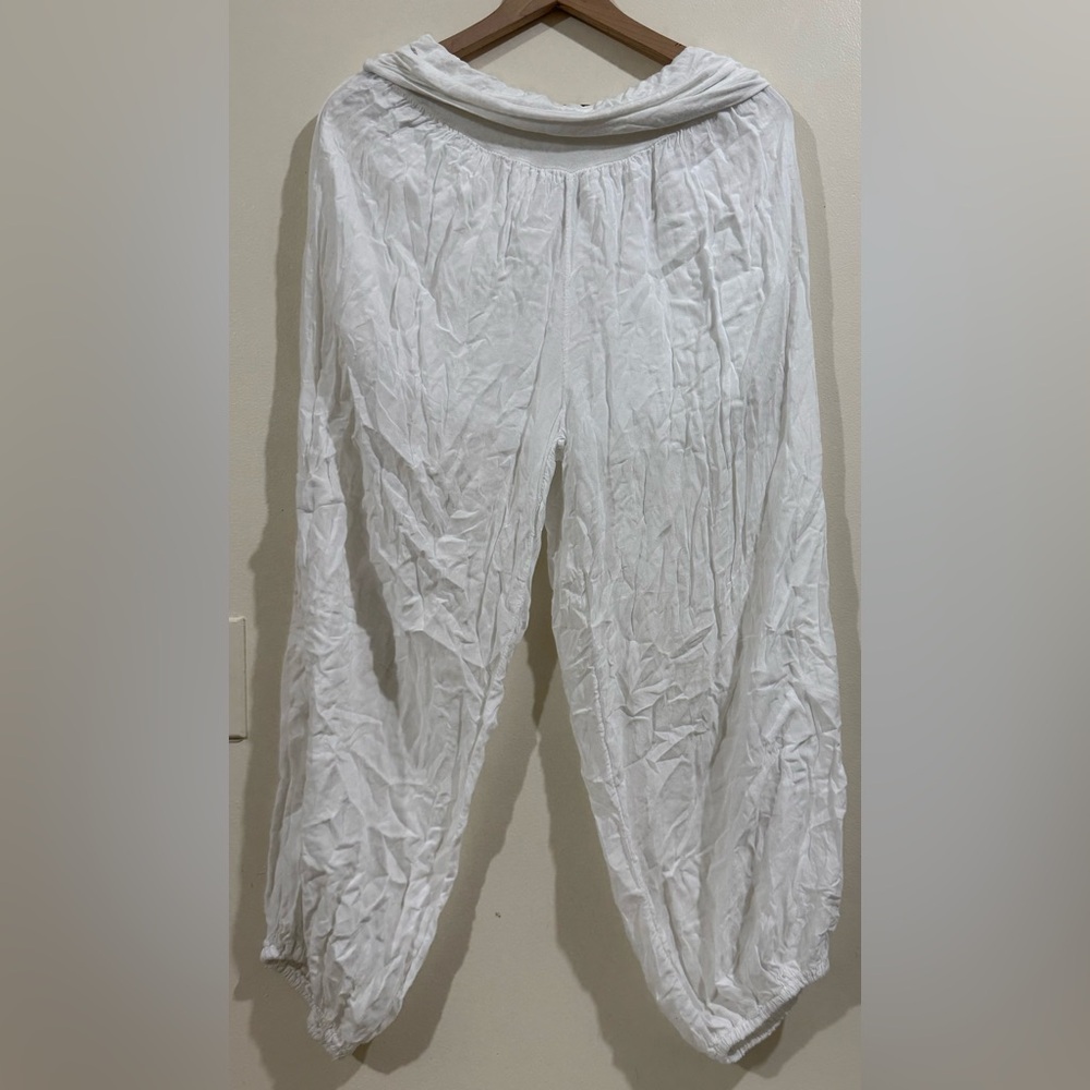 FIONDOTINT Elegant White Women's Pants